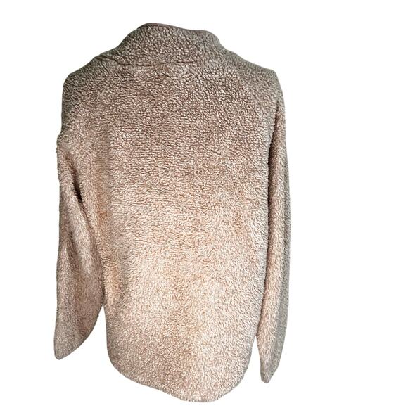 Maurice’s Light Pink Faux Fur Pullover with Rose Gold Snaps – Women’s XL EUC - Picture 2 of 7
